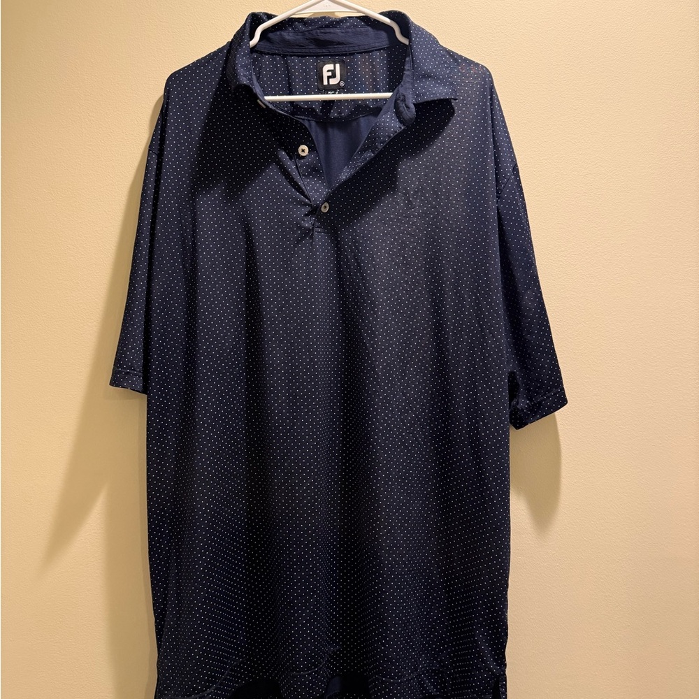 Men's Classic Navy Polo Shirt (FootJoy)